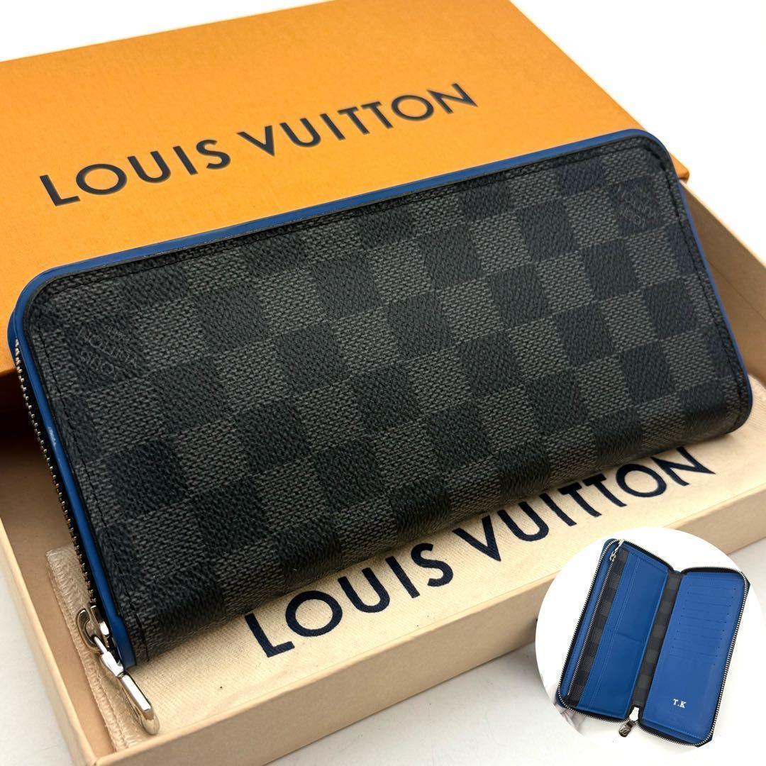【新品近い】ルイヴィトン ダミエ グラフィット ヴェルティカル 長財布 ルイヴィトン ダミエグラフィット ジッピーウォレットヴェルティカル長