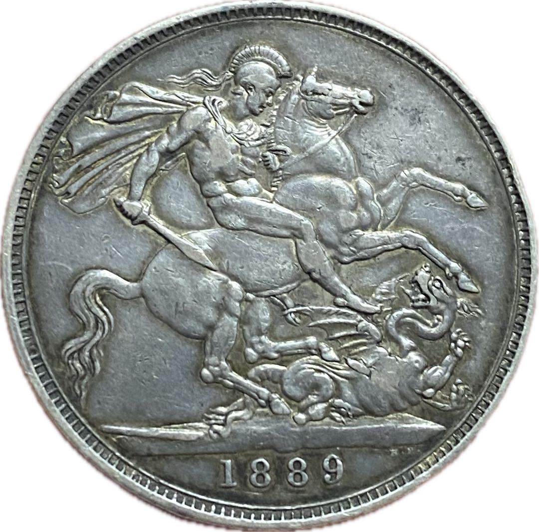 1889年 ヴィクトリア女王 銀貨 1ドル 本物保証