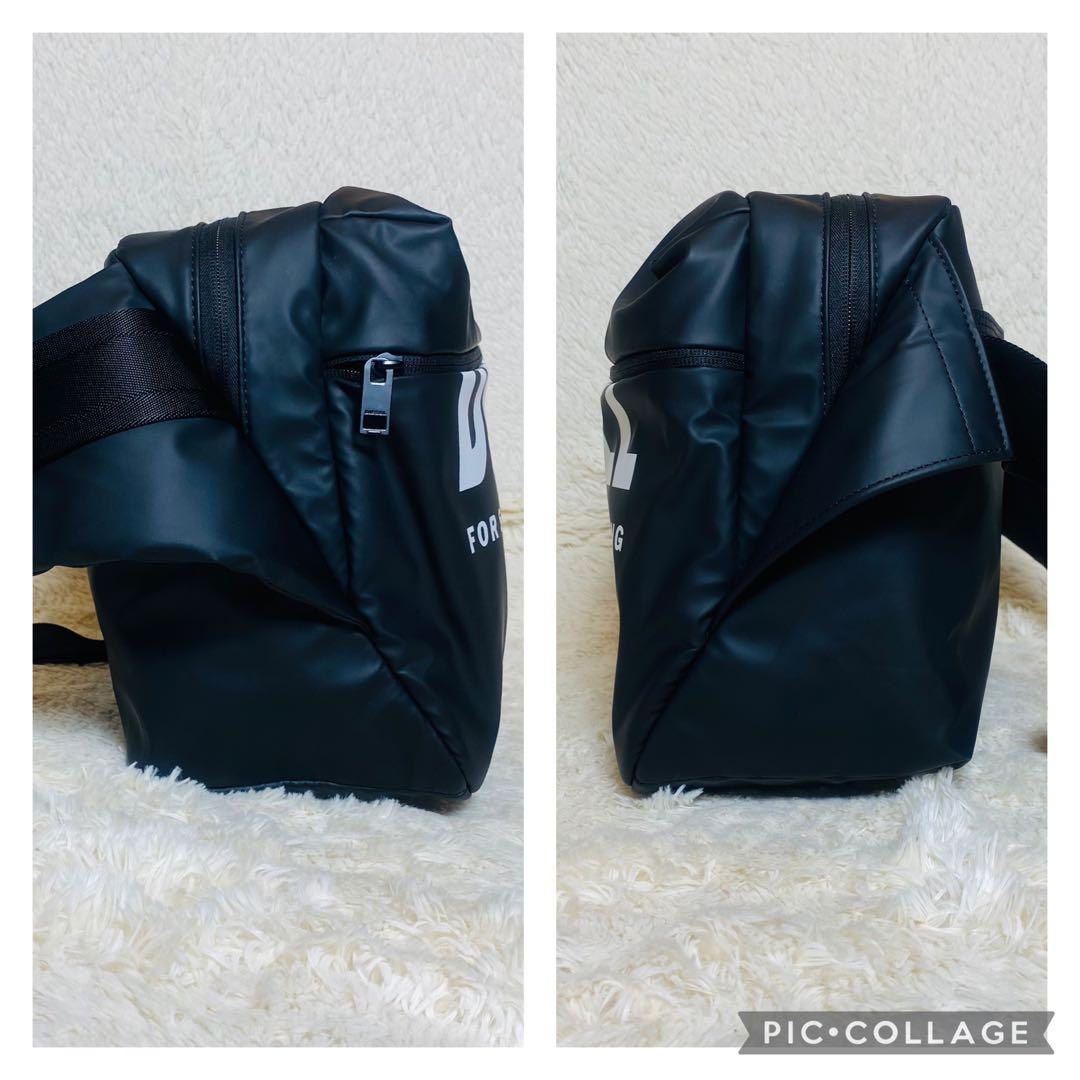 未使用級極美DIESEL ディーゼル ボディバッグ斜めがけビッグロゴ