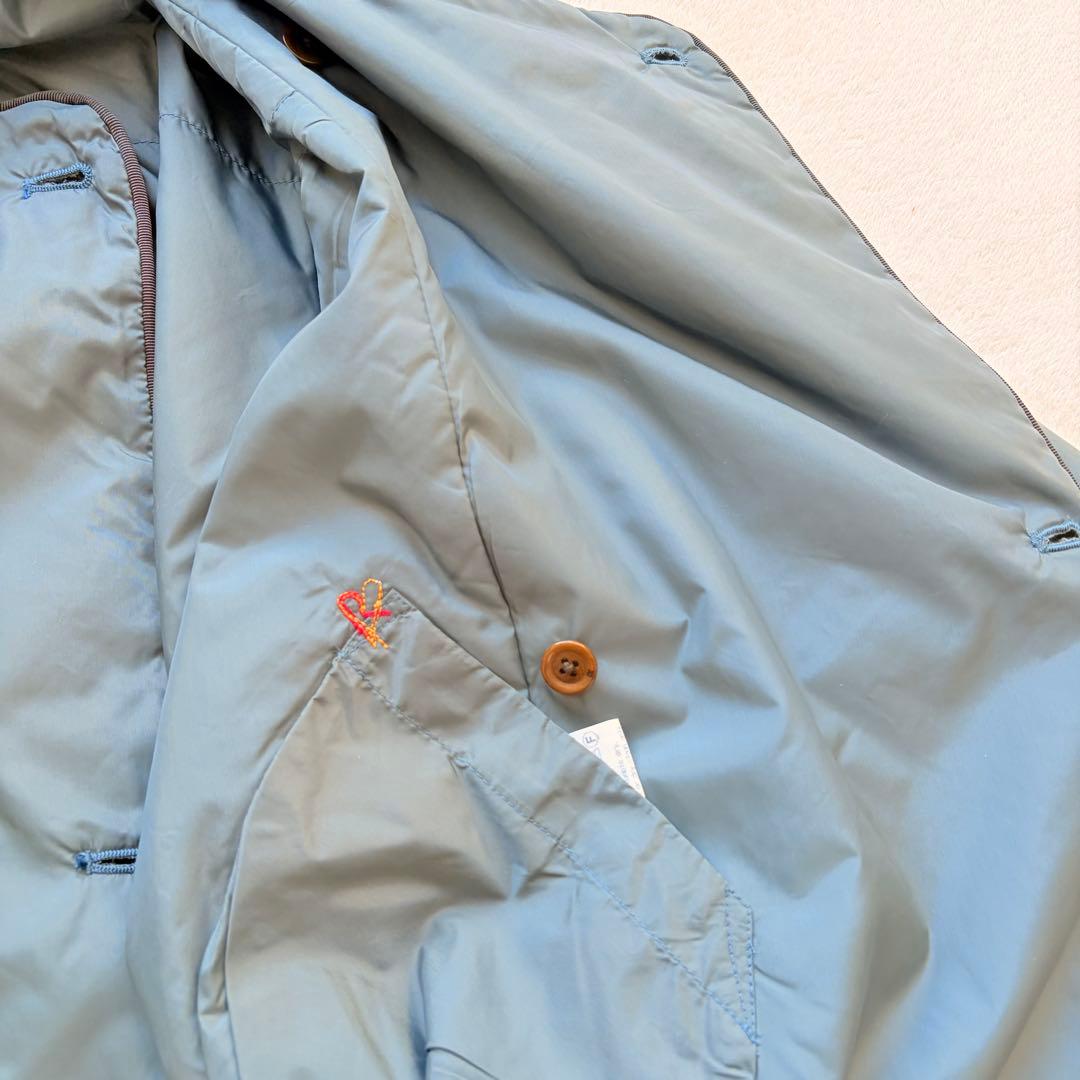 ❁45R/45rpm ナイロン中綿コート プリマロフト ロング丈リボン付き