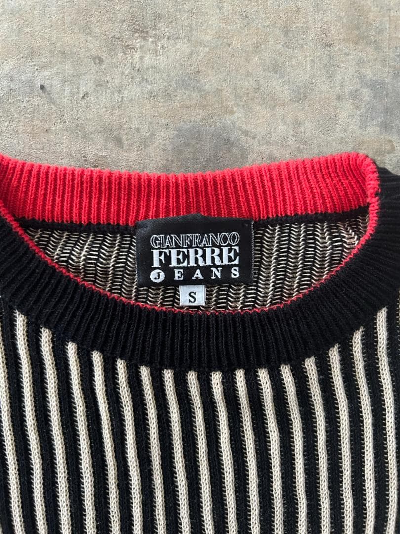 1990s gianfranco ferre デザインニット80s 90s VINTAGE ジャン