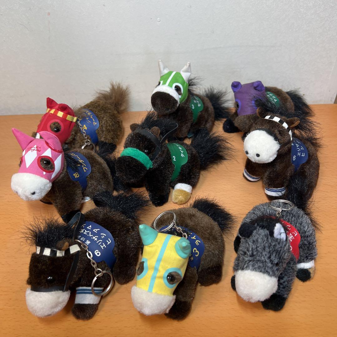 競走馬 ぬいぐるみ キーホルダー 9体セット - メルカリ