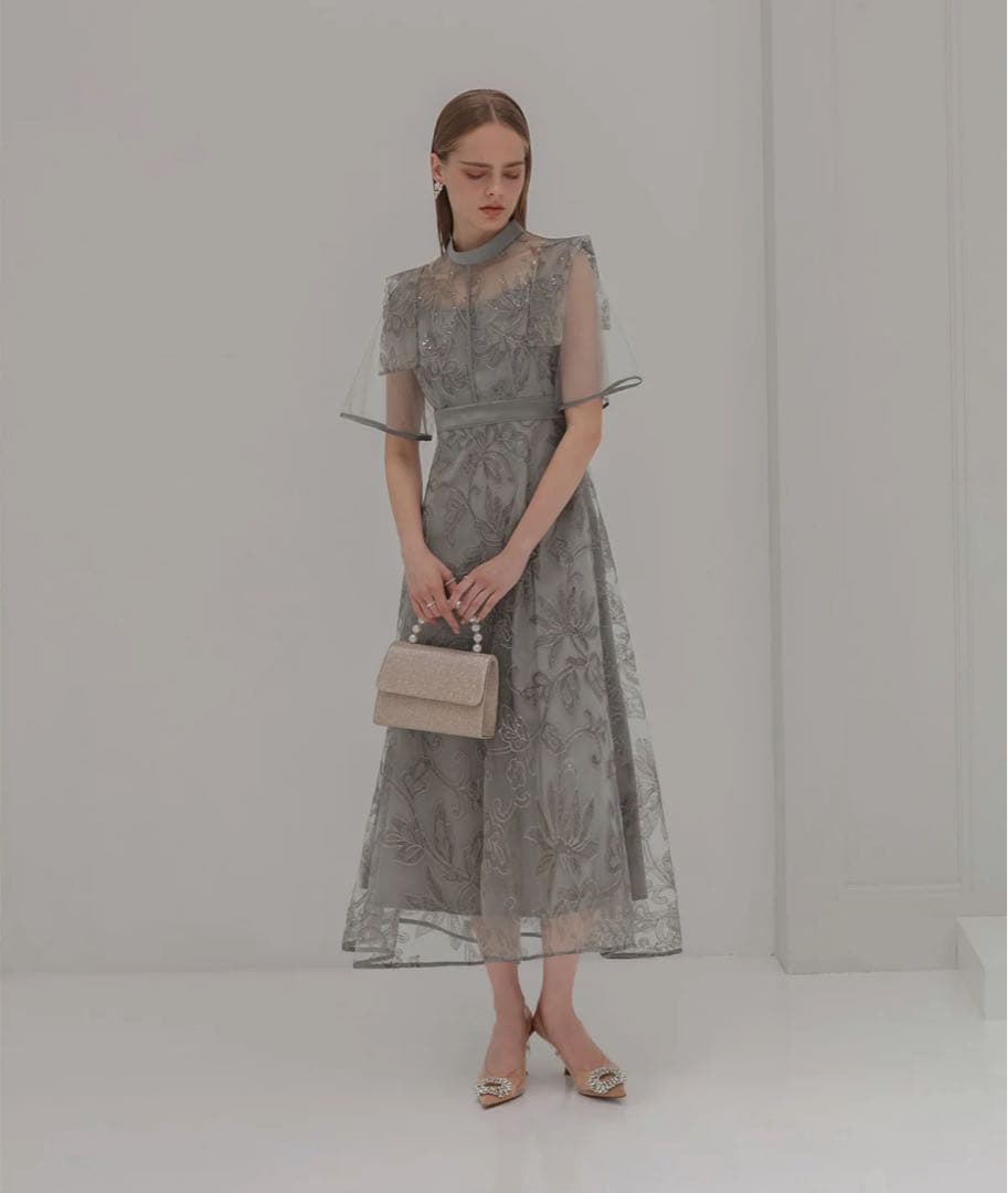 小夏母 様専用】フラップデザインフラワースパンコールAラインドレス