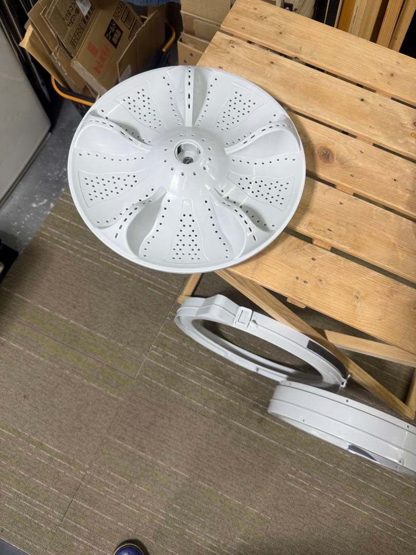 【分解洗浄消毒作業済】Haier 5.5Kg 全自動洗濯機　JW-C55A