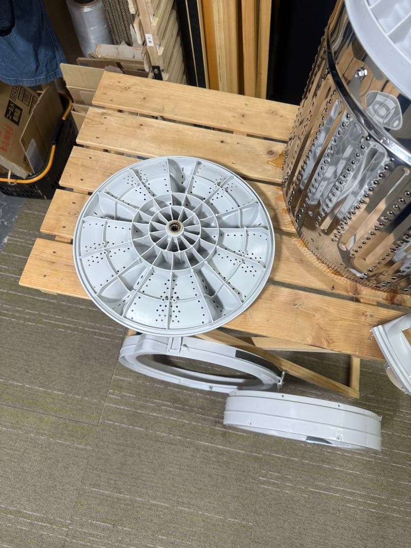 【分解洗浄消毒作業済】Haier 5.5Kg 全自動洗濯機　JW-C55A