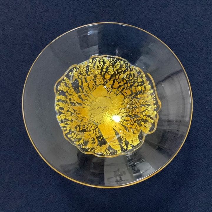 チビ様専用】宙吹ガラス「壱谷 旭 作」金彩 プレート(共箱) - メルカリ