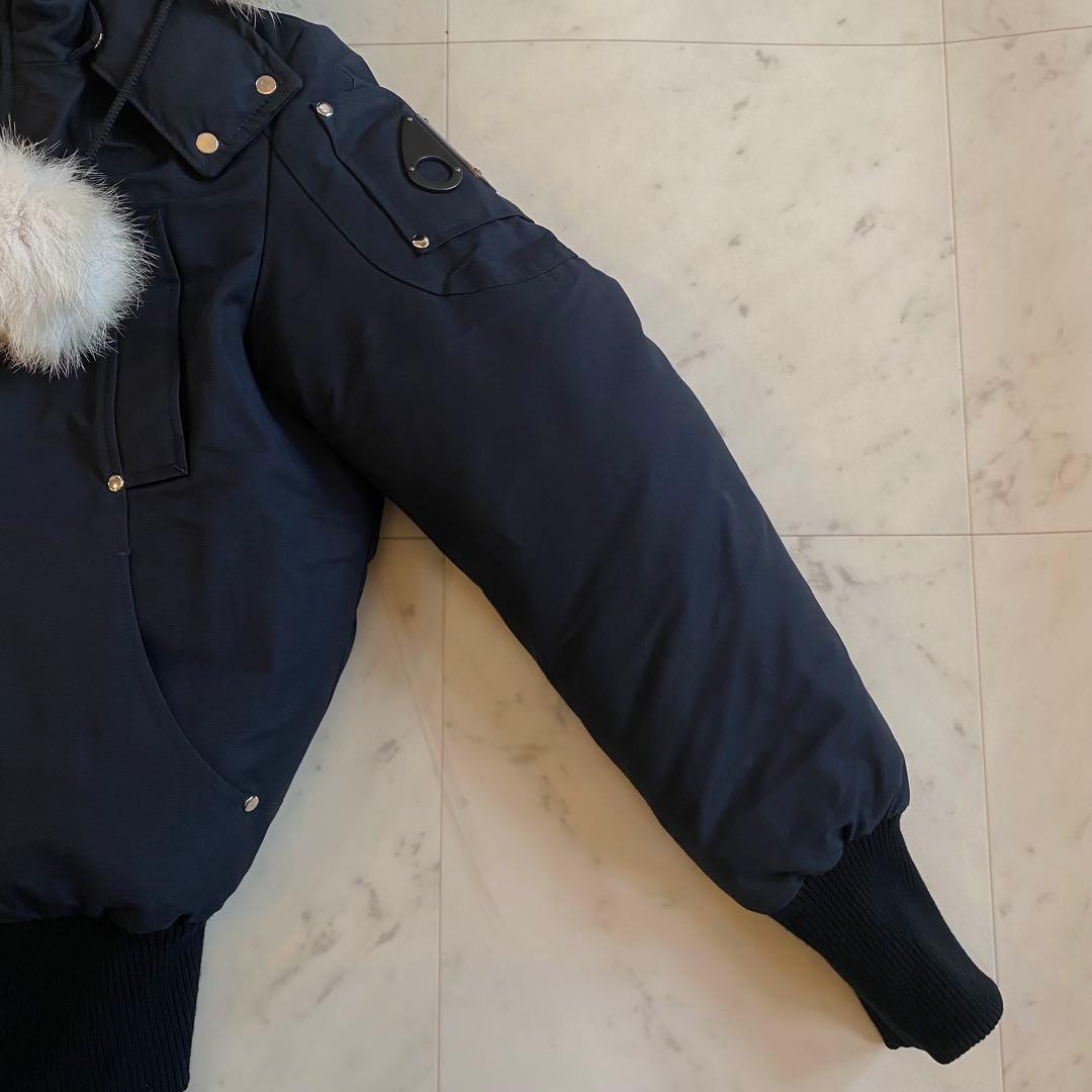 ムースナックルズ ダウン デビーボンバー サイズSフォックスファー