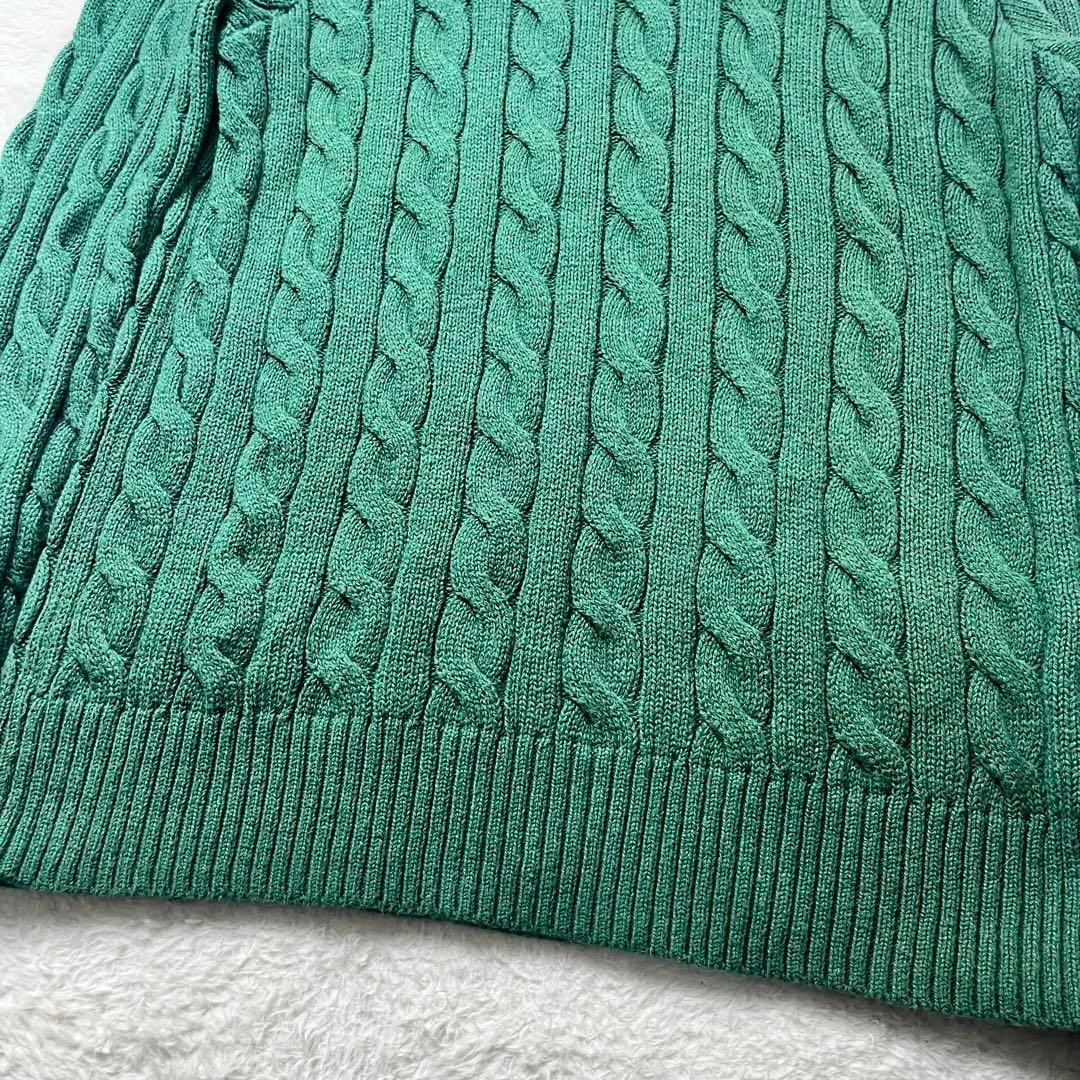 ポロラルフローレン ケーブルニット ポニー 緑QRコード S - メルカリ
