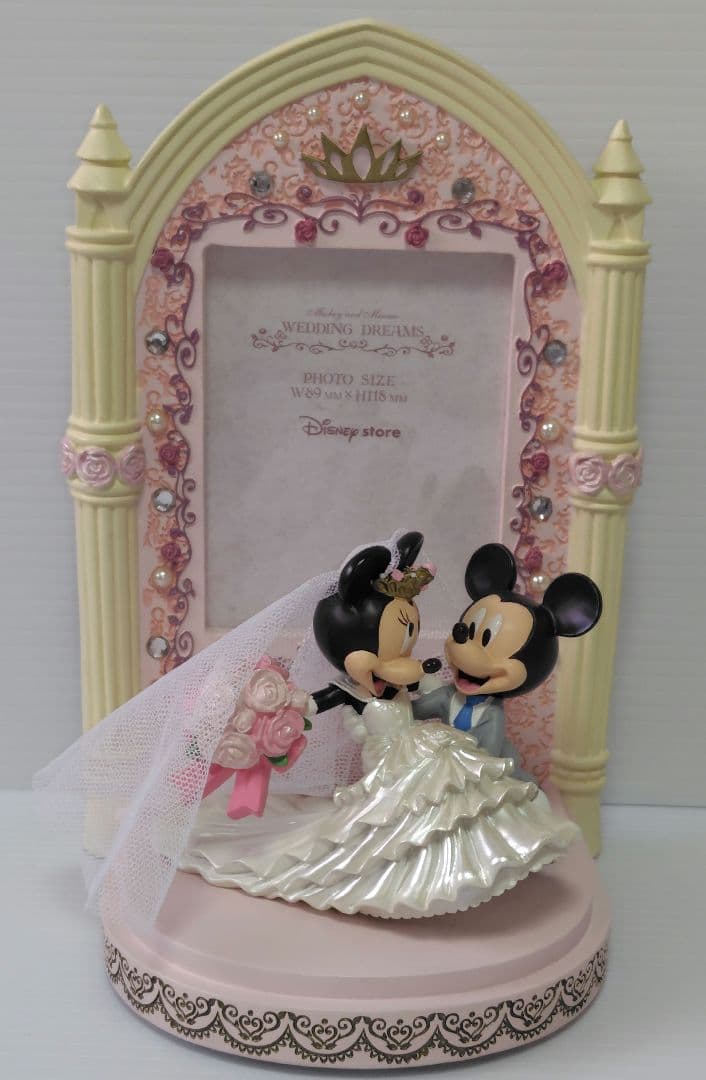 ディズニーストア限定 ミッキー ミニー ウェディング フォトフレーム