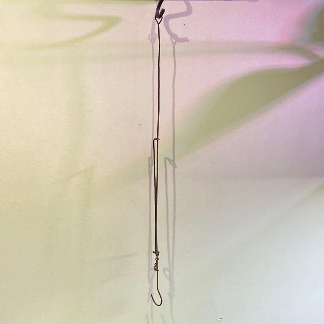 錆鉄自在鉤と古い鉄製の物掛け 二点セット 2026年最新】自在鉤 鉄の人気アイテム - メルカリ