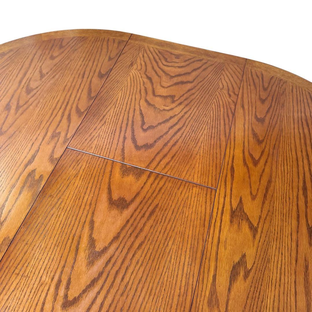 HR804 三越ブルージュ 拡張テーブル ダイニングテーブル 丸 円 楕円