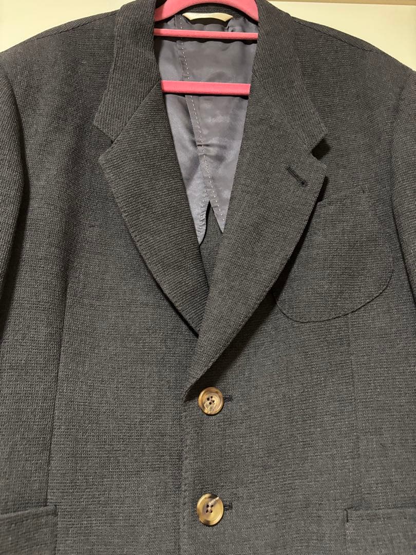 ポールスミスコレクション 花柄パイピング ワッフルアンコンジャケット