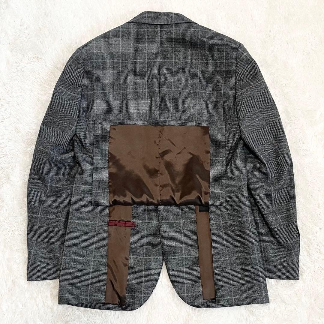 【極美品】P.S.FA スリーピース スーツ セットアップ グレンチェック S