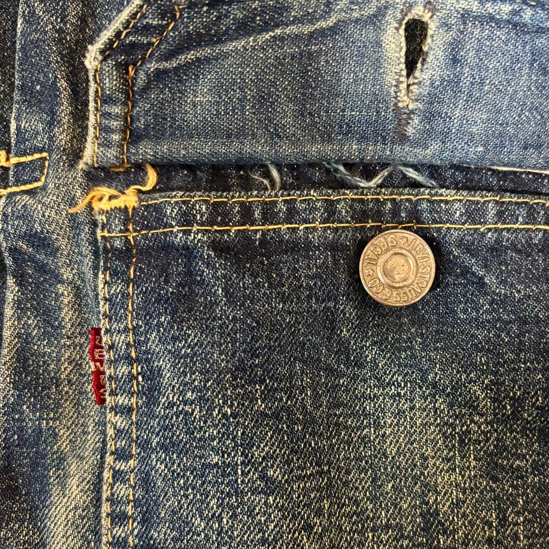 Levi's 50s-60s 507XX 2nd 両面タブ ボタン裏刻印無し - メルカリ