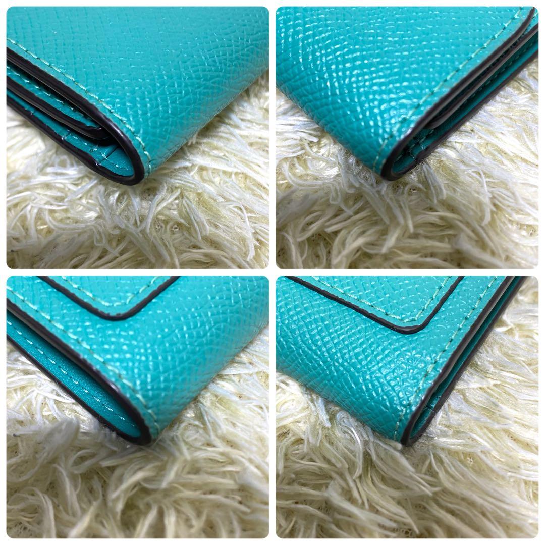 美品✨ COACH コーチ 二つ折り財布 ミニトライフォールド ウィロウの