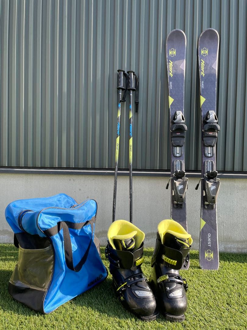 Quest スキーセット Hart（ハート） QUEST TEAM ＆ HART QUEST TEAM 板＋ビンディング＋