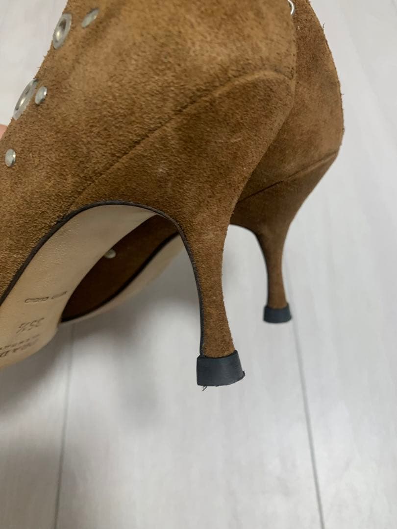 最低 価格ファッション - PRADA ブラウン スエード ハイヒール