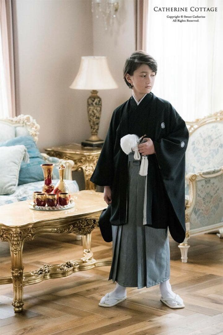 キャサリンコテージ　男の子卒業式　袴 8点セット140-150cm 卒業式 男の子 袴[品番：CATK0003199]｜Catherine Cottage（キャサリン