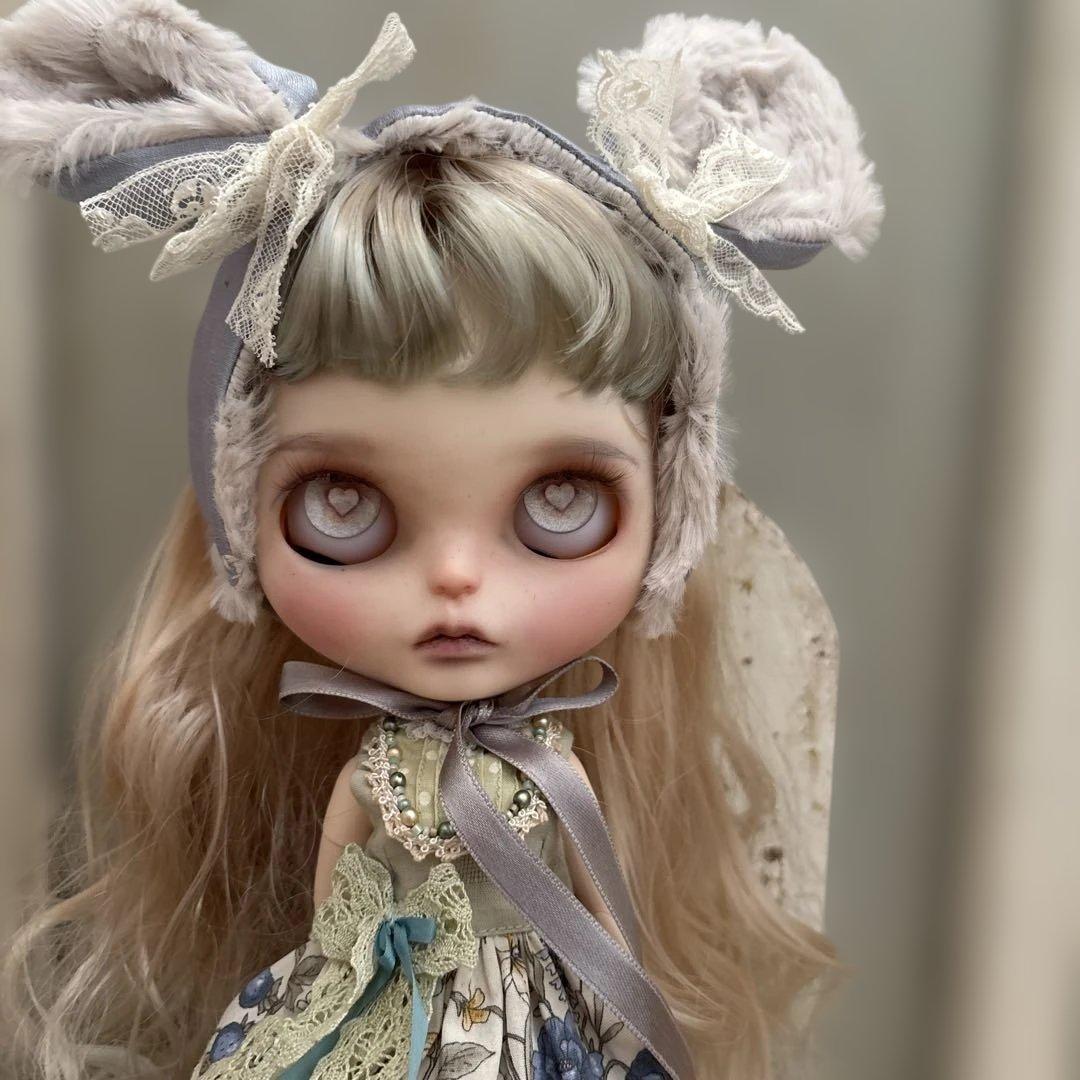 カスタムドールカスタムアイシードール 染色ブルー本体のみ - メルカリ