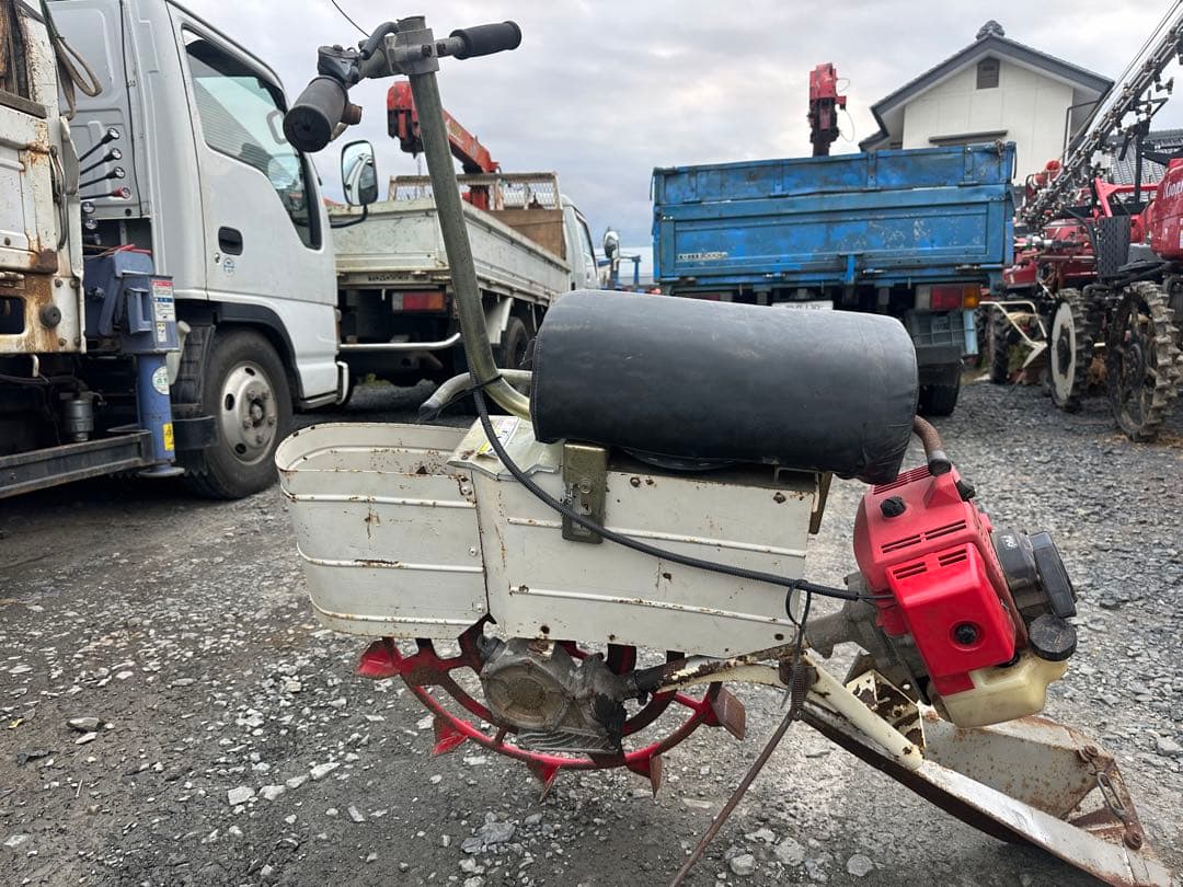 丸山田面ライダー 溝切機 乗用 水田溝切り 発機械の作動状態は良好岩手