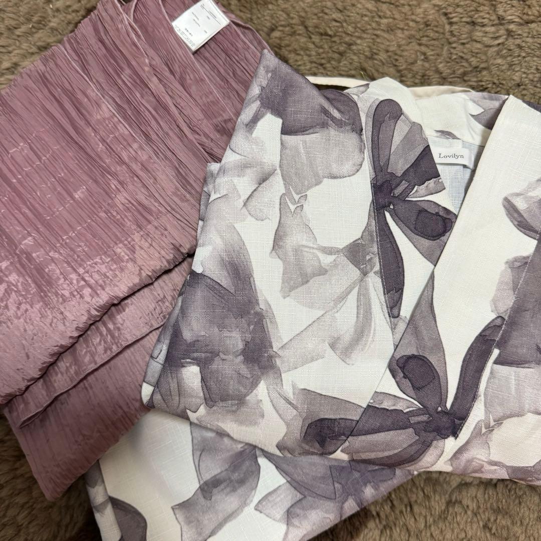 Lovilyn 浴衣　リボン柄　セパレート浴衣(帯セット) Lovilyn（ラヴィリン）の「セパレート浴衣(帯セット)（浴衣）」 - WEAR