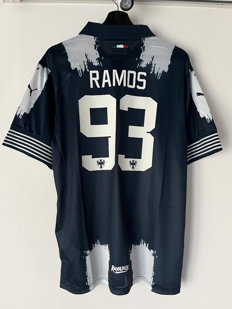 【希少公式】セルヒオラモス　Lサイズ モンテレイ 25/26 80周年記念ユニ 2026年最新】モンテレイ ユニフォームの人気アイテム - メルカリ