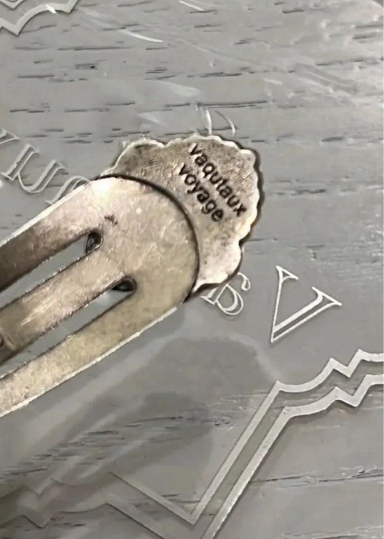 ヴァクトー君ヘアピン Vaqutaux シルバー 2個セット ピン バレッタ