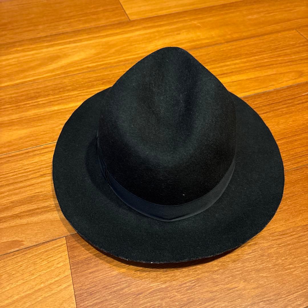 ca4la Knox 黒いウールフェルトハット - メルカリ