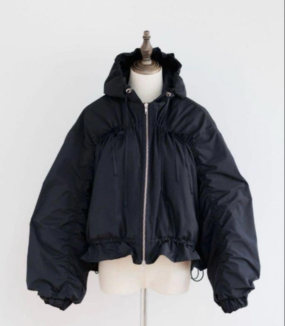 Pois ポワ リボンブルゾン ブラック｜pois ribbon blouson ポワ