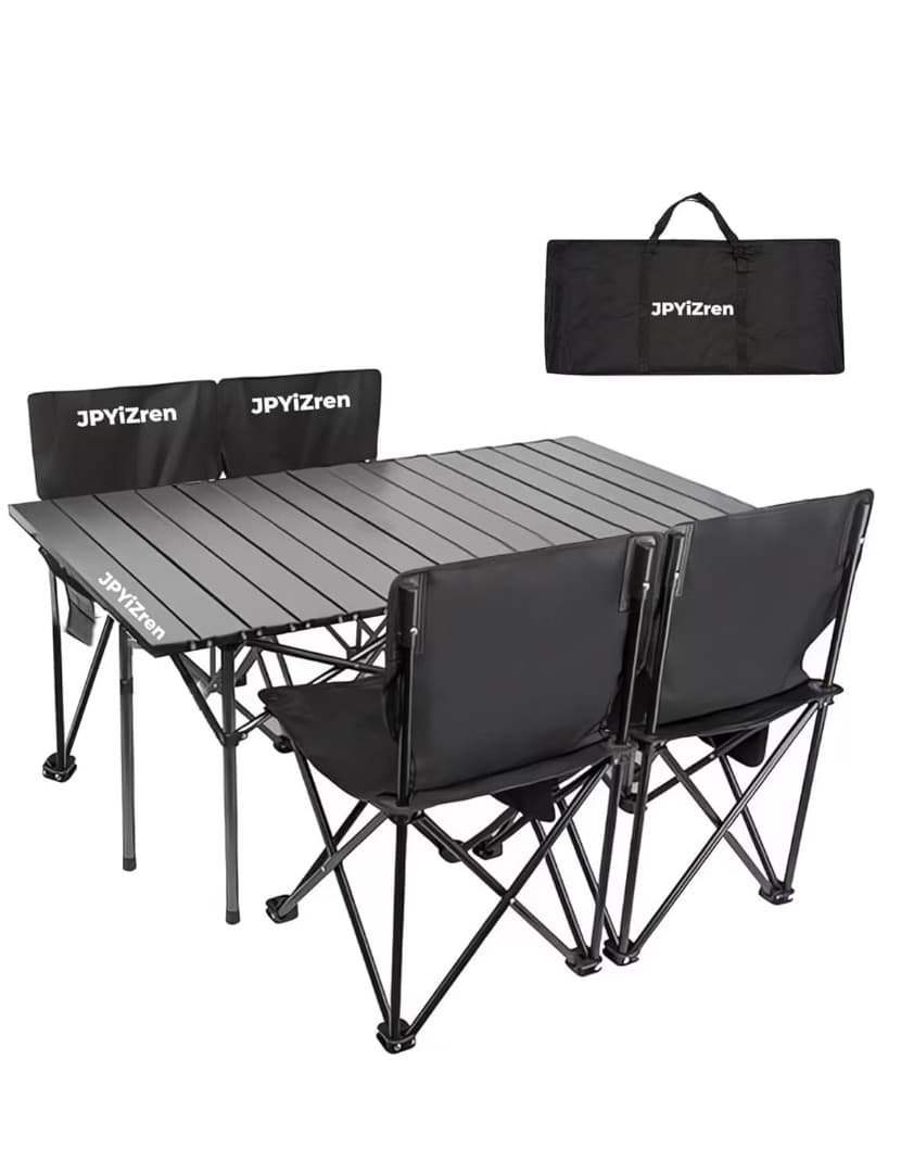 アウトドア テーブル チェア 5点セット アルミテーブル椅子 ピクニック ベンチ アウトドア アルミ ピクニック テーブル チェア セット 折りたたみ 高