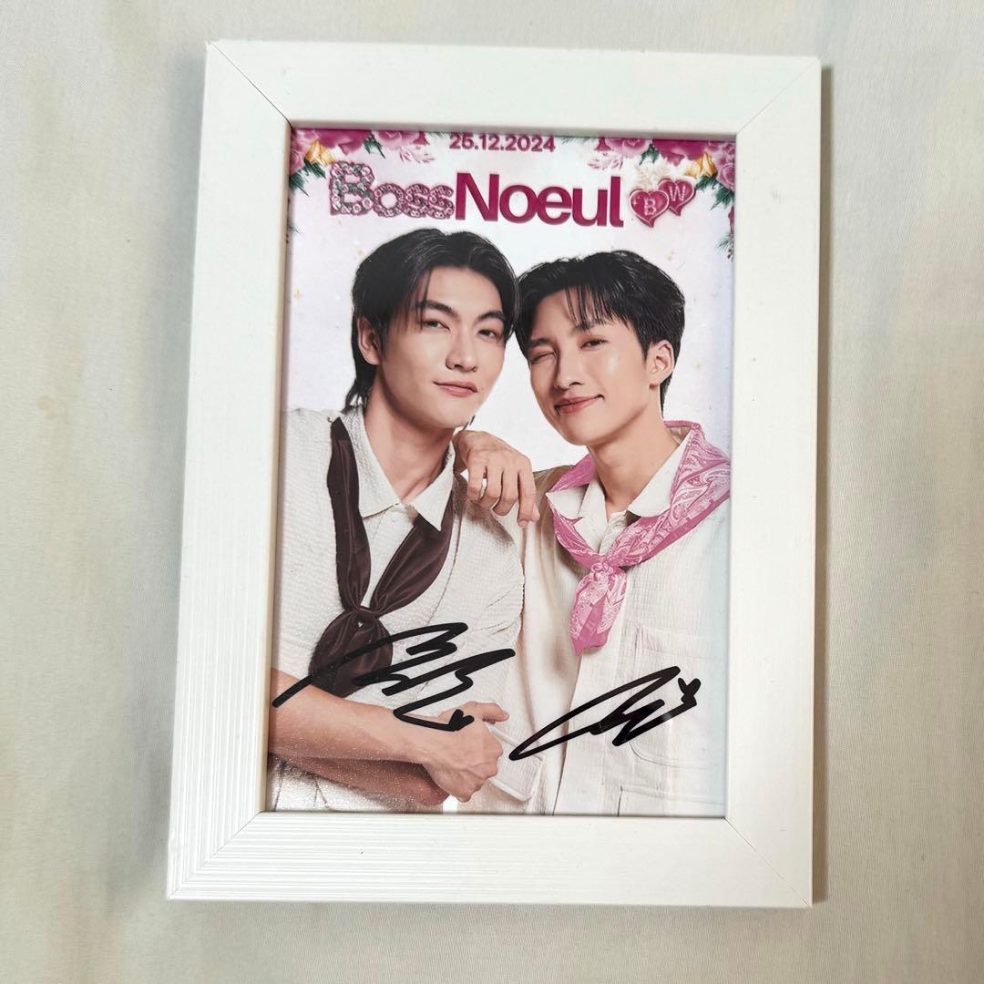 BossNoeul サインフォトフレーム ソロフレーム L ナチュラル | 木製フレーム | フォトフレーム | フォト