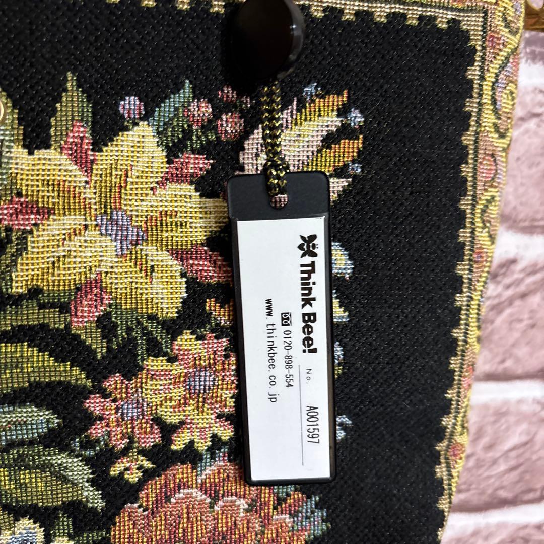 新品未使用】Think Bee！シンクビー！トートバック ゴブラン織り 花柄