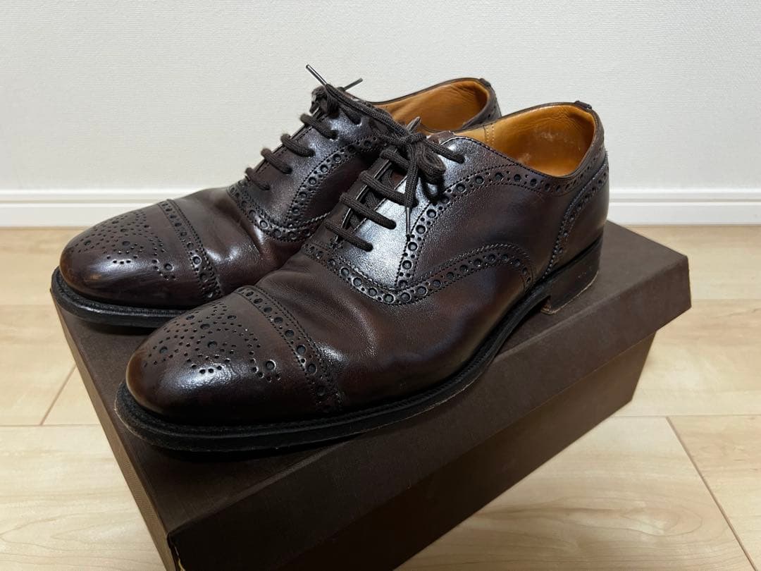 Church's Diplomat EBONY 65F チャーチ ディプロマット チャーチ DIPLOMAT(ディプロマット)セミブローグ ダークブラウン