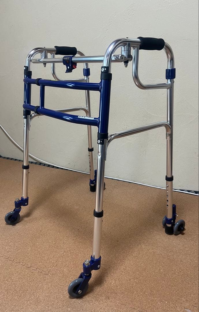 ユーバ産業 優羽スライドフィット H-0193C 固定式伸縮歩行器 取説付き H-0193C 幅伸縮歩行器 スライドフィット・Hタイプ 1個 ユーバ産業