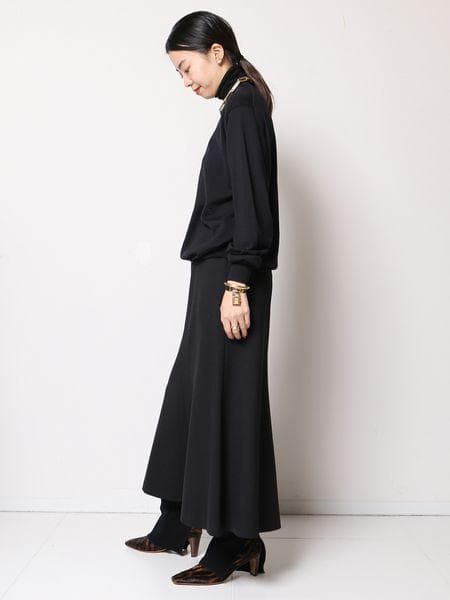 ドゥーズィエムクラス Col Pierrot ヒラニジュウオリ フレアスカート