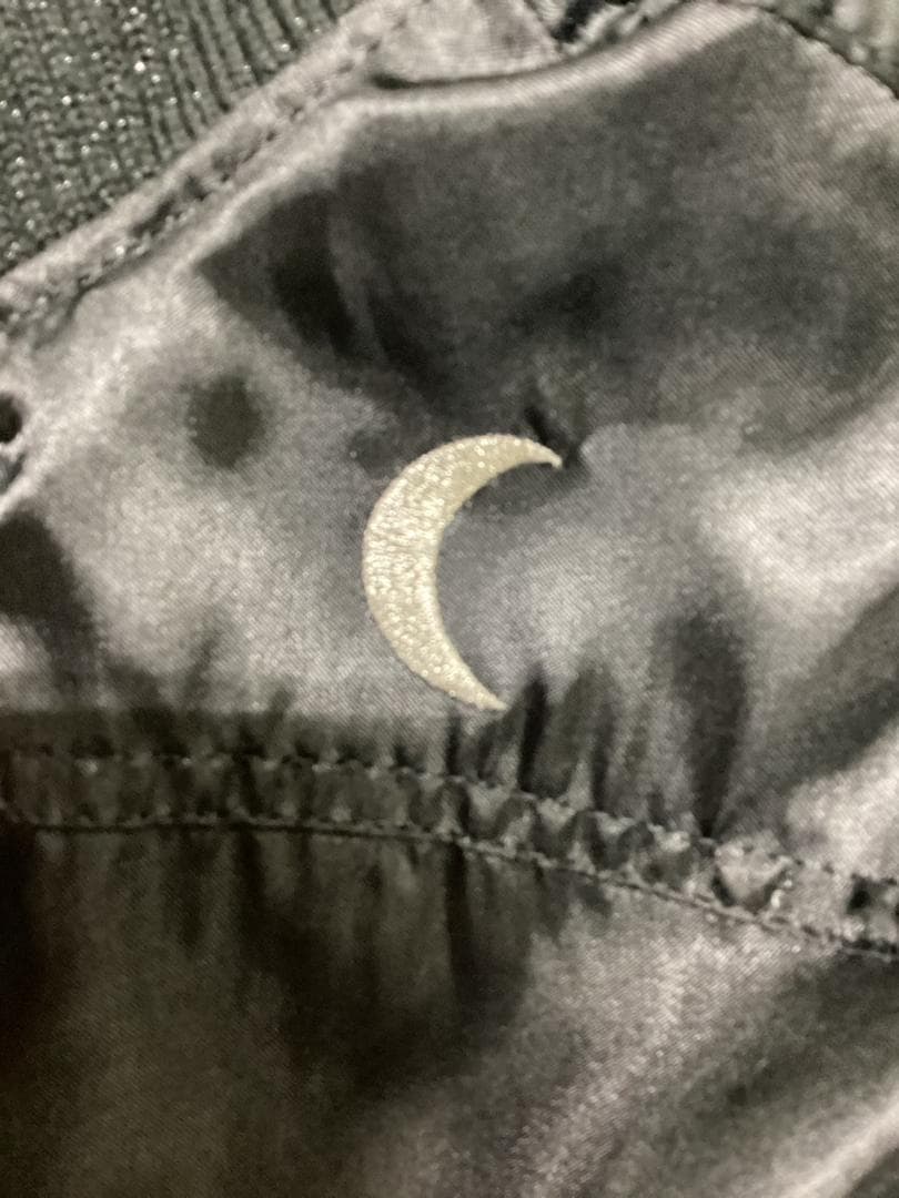 ヒステリックグラマー スカジャン ムーンガール刺繍 HYSTERICS ラメ