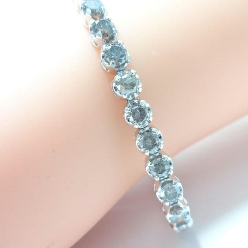 【Kako♡様】5.00ct　ダイヤモンド　テニスブレスレット　K18WG