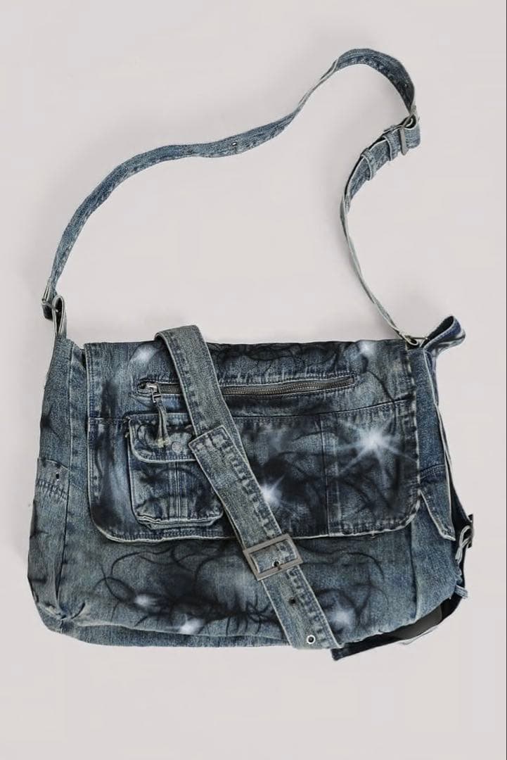 Jaded london × Cold f33t デニムバッグ 送料無料】UK Trident デニムトートバッグ レディース 手作り おしゃれ