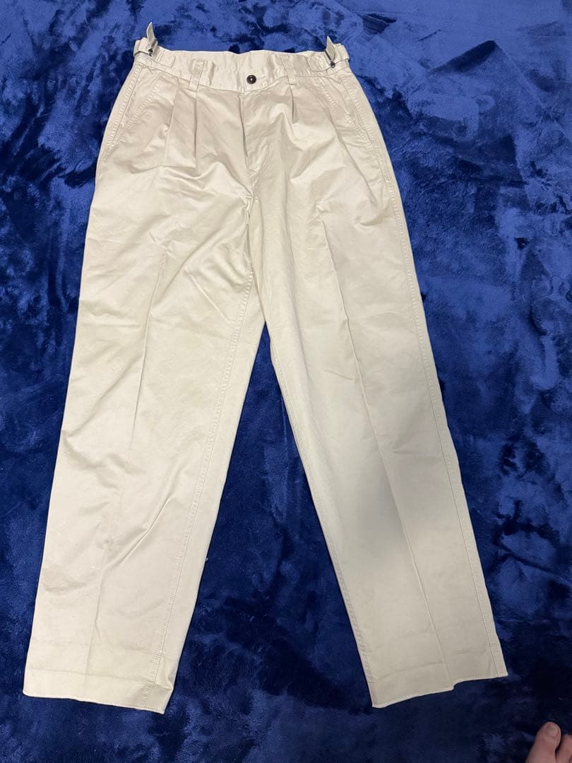 MHL. マーガレットハウエル ベージュ チノパン MARGARET HOWELL マーガレットハウエル チノパン 日本製 ベージュ