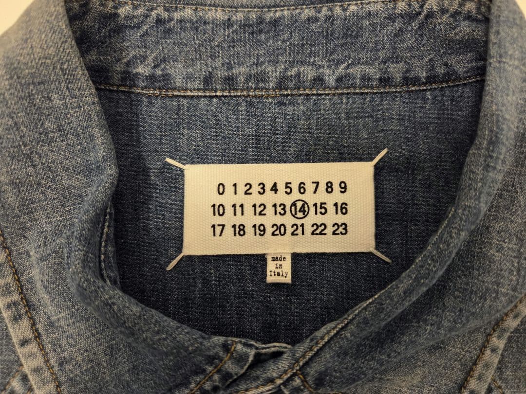 Maison Margiela マルジェラ 14 ウエスタンシャツ 39 デニム - メルカリ