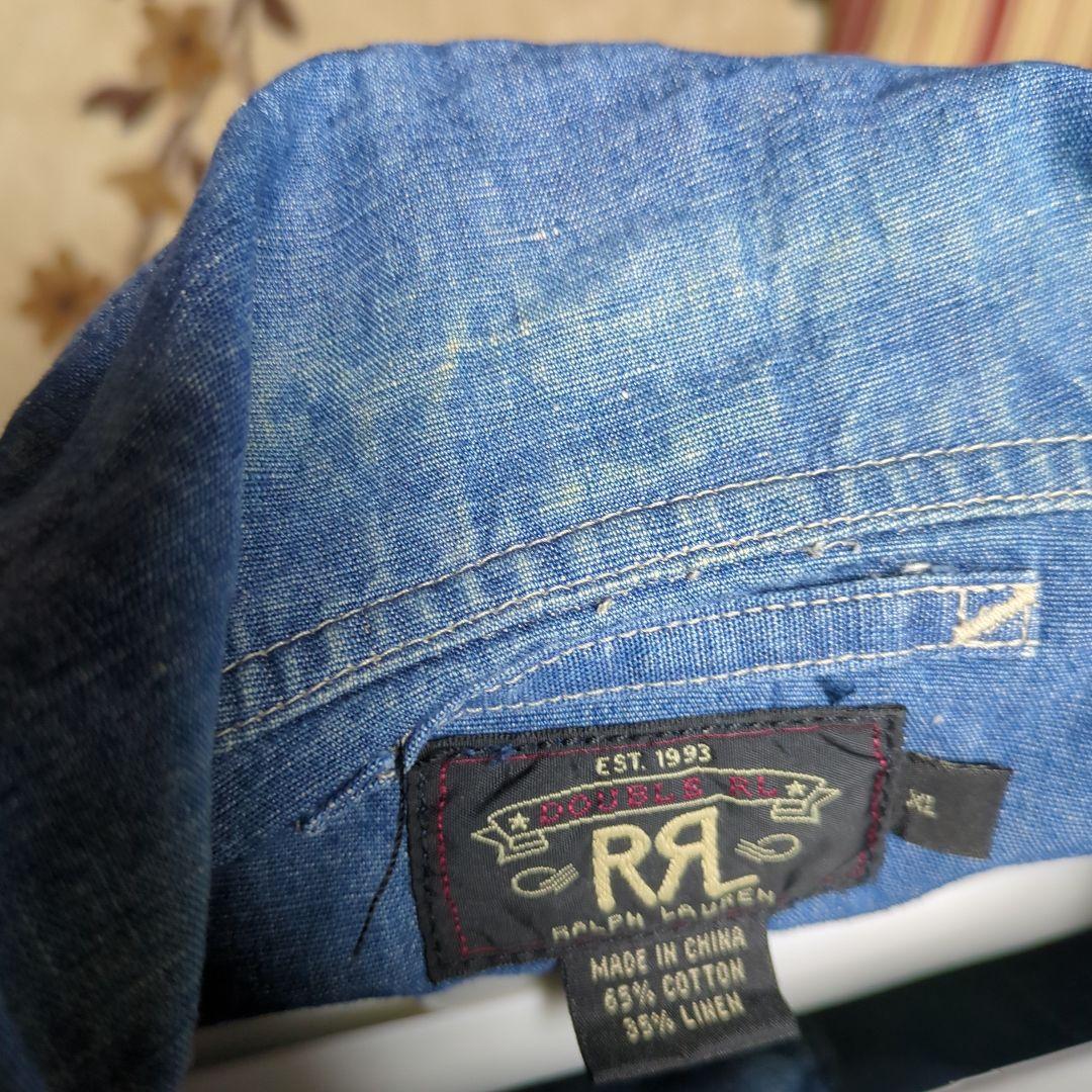 RRL シャンブレー カバーオール Lサイズ へちま - メルカリ