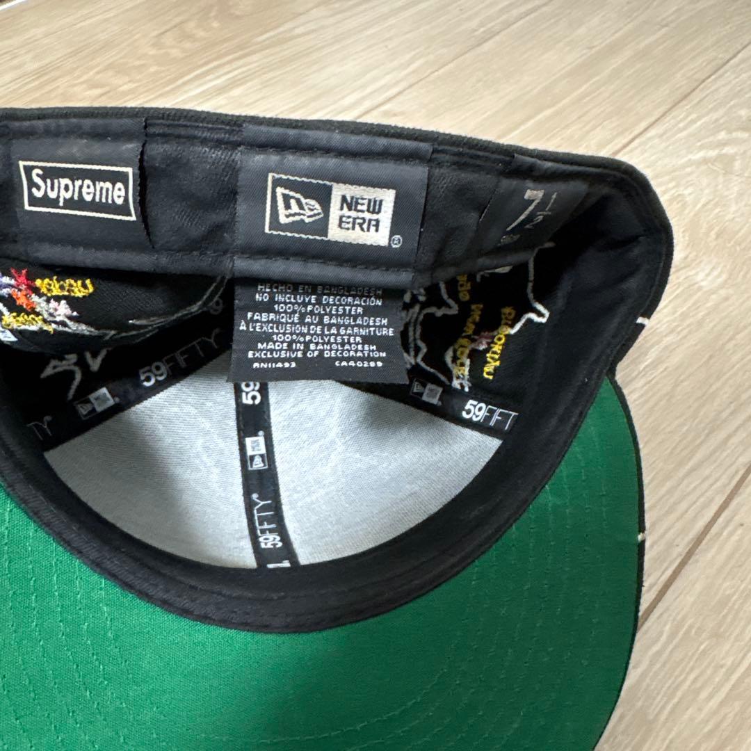 Supreme 地図柄キャップ 7 1/2 ケンタウロス健太着用 - メルカリ