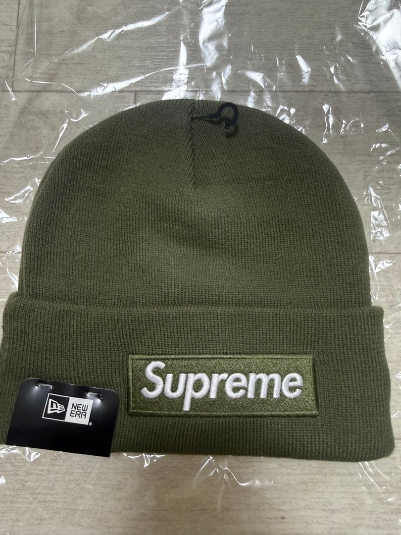 Supreme × NewEra Boxlogo ビーニー Supreme（シュプリーム） × NEW ERA BOX LOGO BEANIE BLACK ニューエラ