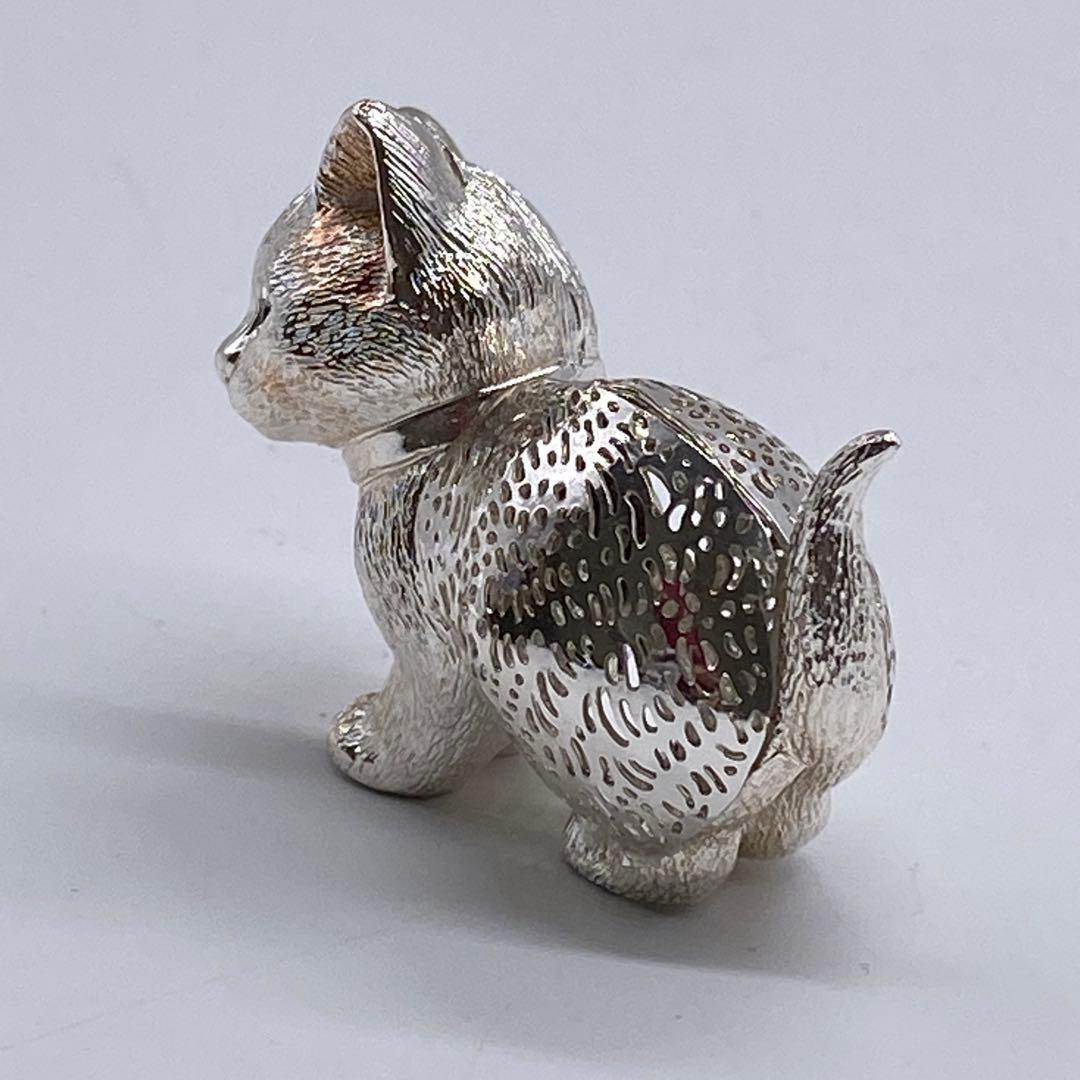 クリストフル 置物 猫 ネコ シルバー リュミエール コレクション no.96