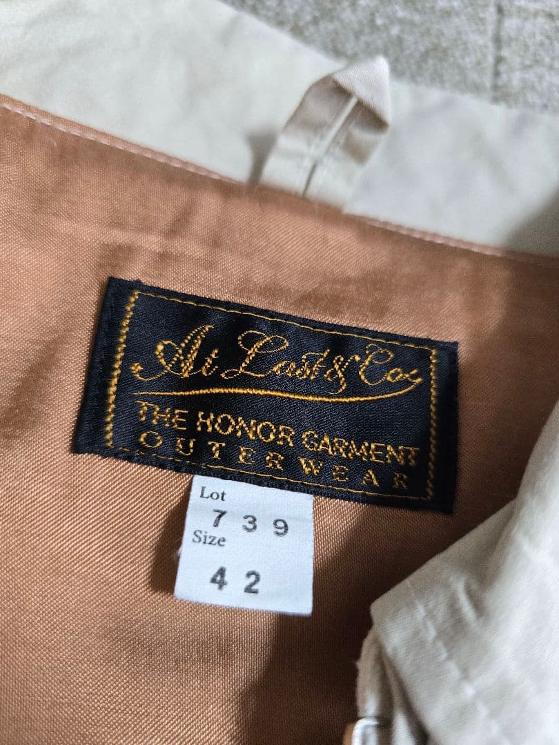 アットラスト スポーツジャケット42 TIMEWORNブッチャープロダクツ739