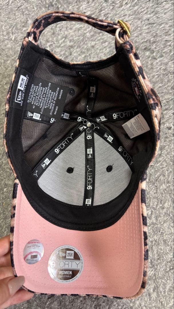 New Era ニューエラ 9FORTY レオパード柄 キャップ ピンク - メルカリ