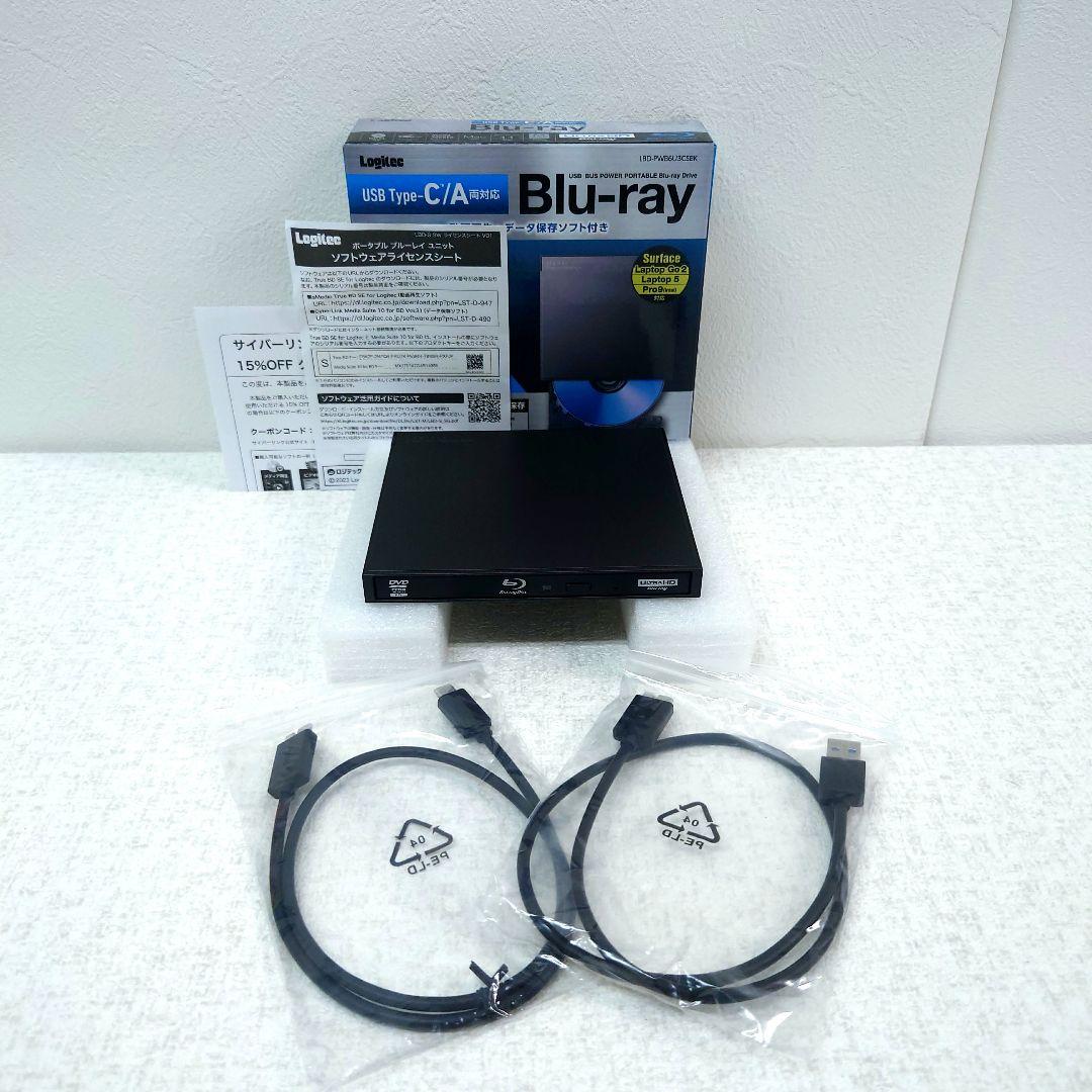M0119K1 未使用★ロジテック 外付けブルーレイドライブ lbd-lpwawu3csdb.jpg?fitin=272:272