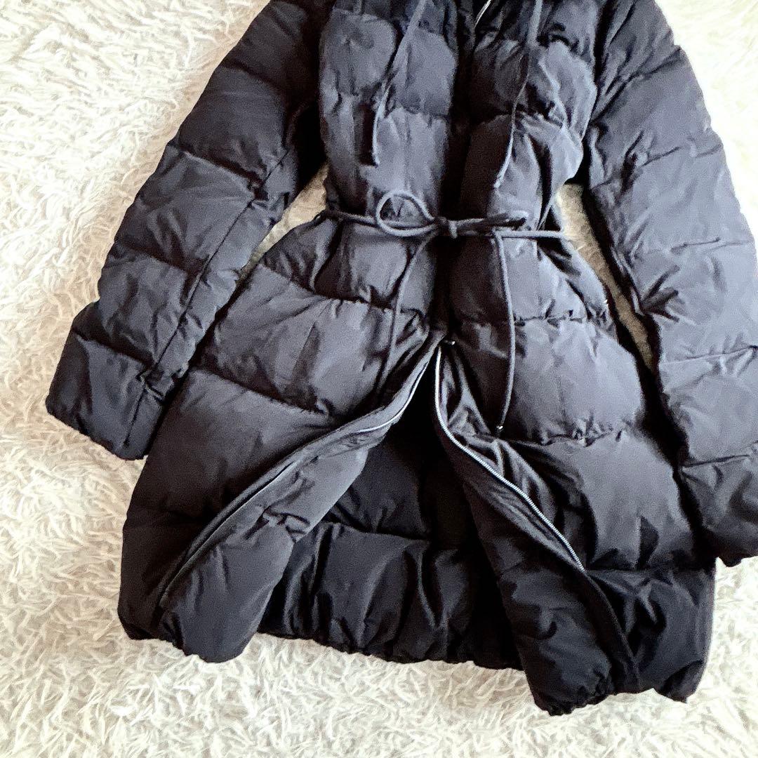 マックスマーラ ウィークエンド ファー ダウンコート 希少 サイズ50 黒