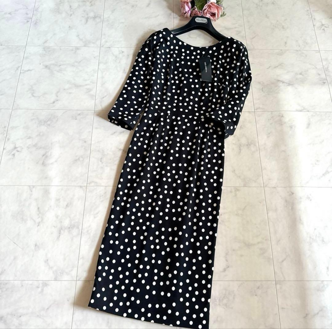 未使用タグ付き★定価25万 DOLCE&GABBANAポルカドット ワンピース org.jpg