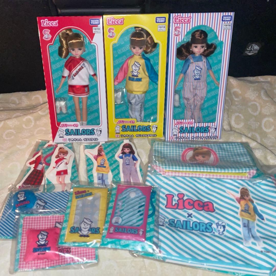 セーラーズリカちゃんくじ 01.02.03 オマケ付き13点SET - メルカリ